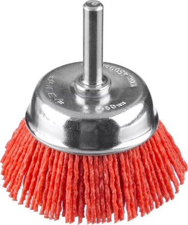 ЗУБР &quot;ПРОФЕССИОНАЛ&quot;. Щетка чашечная для дрели, нейлоновая проволока с абразивным покрытием, 50мм 35165-050_z02 купить в Нефтеюганске