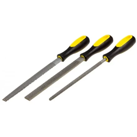 Набор STAYER &quot;PROFI&quot;: Рашпили, пластмассовая двухкомпонентная рукоятка, 200мм, 3шт 1690-20-H3_z01 купить в Нефтеюганске