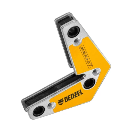 Фиксатор магнитный для сварочных работ усилие 25 LB, 30х45х60х75х90х135 град. Denzel 97566 купить в Нефтеюганске