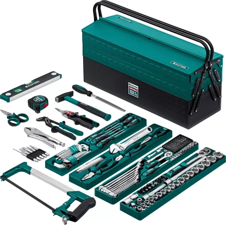 Универсальный набор инструмента в металлическом боксе, 152 предм. 27978-H152 купить в Нефтеюганске