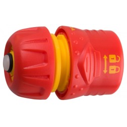 Соединитель GRINDA пластмассовый c автостопом и запирающим механизмом, 1/2&quot; 8-426331