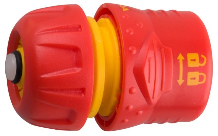 Соединитель GRINDA пластмассовый c автостопом и запирающим механизмом, 1/2&quot; 8-426331 купить в Нефтеюганске