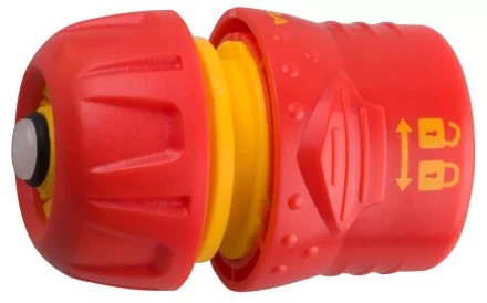 Соединитель GRINDA пластмассовый c автостопом и запирающим механизмом, 1/2&quot; 8-426331 купить в Нефтеюганске