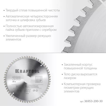 Диск пильный Multi Material, повышенный ресурс 36953-200-30 купить в Нефтеюганске