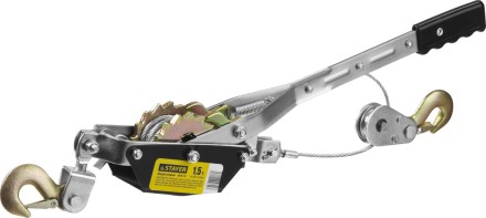 Лебедка STAYER &quot;MAXPull&quot; рычажная, тросовая, 1,5т/2,4м 880240 купить в Нефтеюганске