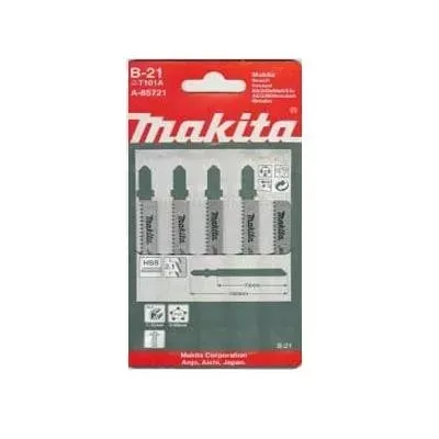 Пилки ( 5 шт.) В-21 HCS, 100х2,1 мм, рез-10 мм, точн.пропил. Makita A-85721 купить в Нефтеюганске