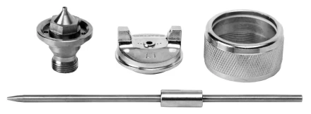 Комплект сменный к краскораспылителям серии &quot;EXPERT QUALITAT&quot;, арт. 06567: дюза, воздуш. головка, игла, 1,7 мм 06567-S-1.7 купить в Нефтеюганске