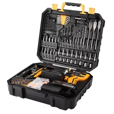 Дрель аккумуляторная DEKO DKCD20FU-Li, 063-4143 + набор 193 аксессуара купить в Нефтеюганске