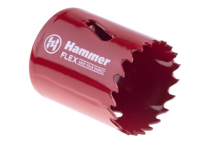 Коронка биметаллическая HAMMER Ф38х38мм 5/8&quot; BiMETALL (224-008) купить в Нефтеюганске