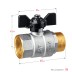 ЗУБР d 3/4, ручка бабочка, шаровой кран (51325-3/4) купить в Нефтеюганске