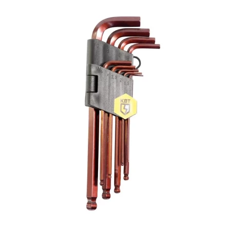 Набор ключей шестигранных с шаром КВТ купить в Нефтеюганске