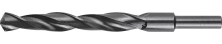 Сверло ЗУБР &quot;ТЕХНИК&quot; по металлу парооксидированное, быстрорежущая сталь, с проточенным хвостовиком, 14х160мм, 1шт 4-29605-160-14 купить в Нефтеюганске