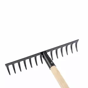 Грабли 14-зубые,360мм,с черенком,прямые СИБРТЕХ 61742 купить в Нефтеюганске