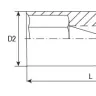 Головка торцевая 12-гранная глубокая 1/2"DR 20 мм S04HD4720 Jonnesway 49069 купить в Нефтеюганске