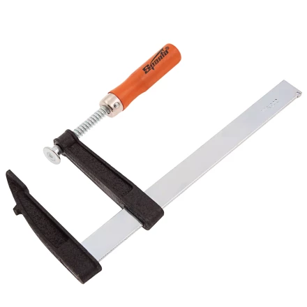 Струбцина F-образная Sparta, 200 х 80 х 260 мм, 204275 купить в Нефтеюганске