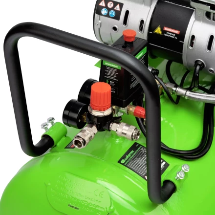 Компрессор безмаслянный малошумный Сибртех МБ 2250/100, 2250 Вт, 100л, 400 л/мин купить в Нефтеюганске