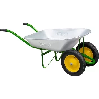 Тачка садовая два колеса грузоподъемность 170 кг объем 78 л PALISAD 689223 купить в Нефтеюганске