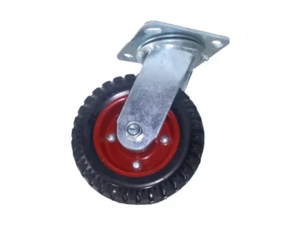 Колесо большегрузное поворотное PS 200 200 мм резина с протектором (N) 1045347 купить в Нефтеюганске