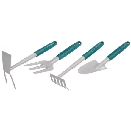 Набор RACO садовый: совок 4207-53481, мотыжка -53486, грабли веерные -53492, вилка посадочная -53496 4225-53/498 купить в Нефтеюганске