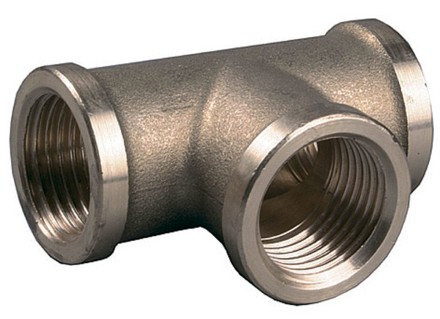 Тройник GENERAL FITTINGS латунь, г/г/г, 1&quot; 51055-1 купить в Нефтеюганске