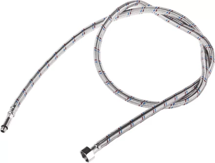Подводка гибкая STAYER для воды, к смесителям, оплетка из нержавеющей стали, удлиненная, г/ш 1/2&quot;-1,5м 51017-150 купить в Нефтеюганске