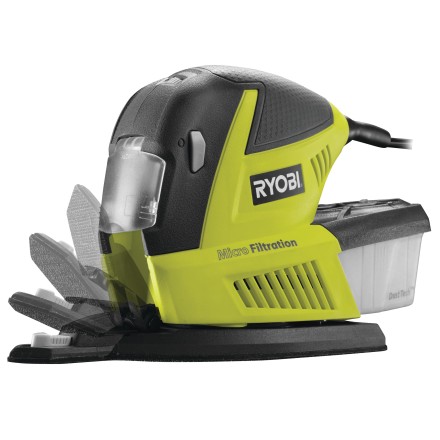 Ryobi Универсальная шлифмашина 180W  30x шлифлистов RMS180-SA30 купить в Нефтеюганске