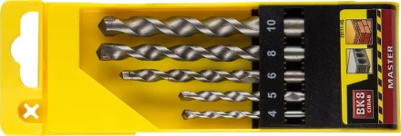 Набор STAYER Сверла &quot;MASTER&quot; по бетону, 4; 5; 6; 8;10мм, 5шт 29111-H5 купить в Нефтеюганске