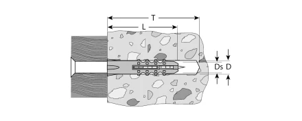 Дюбели распорные промфасовка серия МАСТЕР купить в Нефтеюганске