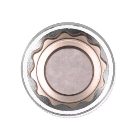 Головка торцевая 19 мм двенадцатигранная CrV под квадрат 1/2 хромированная Stels 13665 купить в Нефтеюганске