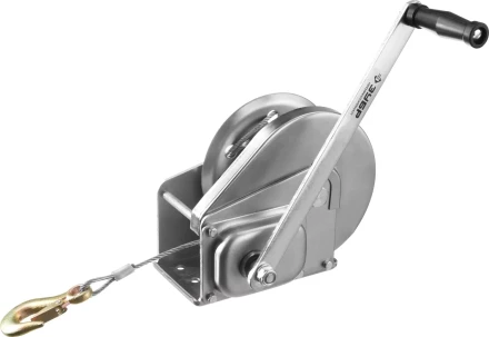 Лебедка ручная барабанная ЗУБР &quot;ПРОФЕССИОНАЛ&quot;, подъемная, тросовая, 0,9т, 8м 43117-0.9 купить в Нефтеюганске