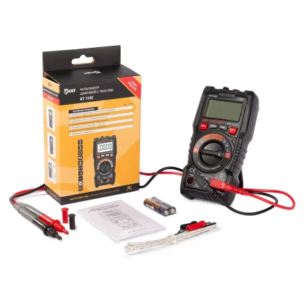 Мультиметр цифровой КВТ KT 113С с True RMS (91918) купить в Нефтеюганске