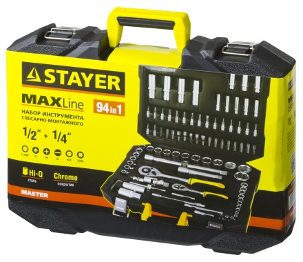 Набор слесарно-монтажного инструмента STAYER &quot;MASTER&quot;, 94 предмета 27760-H94 купить в Нефтеюганске