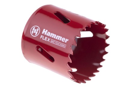 Коронка биметаллическая HAMMER Ф44х38мм 5/8&quot; BiMETALL (224-009) купить в Нефтеюганске