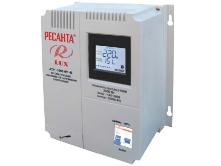 Стабилизатор АСН-3000Н/1-Ц Ресанта Lux купить в Нефтеюганске