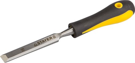 Стамеска с двухкомпонентной ручкой, 16мм, STAYER Profi 18205-16 купить в Нефтеюганске