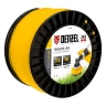 Леска для триммера витой квадрат, 2,4мм х 243м, на DIN катушке FLEX CORD// Denzel 96298 купить в Нефтеюганске