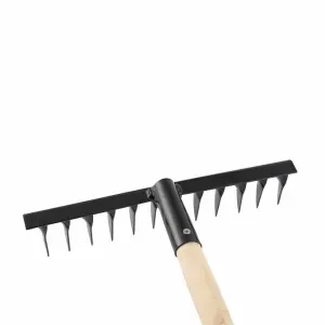 Грабли 12-зубые,320мм,с черенком,витые СИБРТЕХ 61744 купить в Нефтеюганске