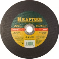 Круг отрезной по нерж стали, 230x1,6x22,23мм, KRAFTOOL 36252-230-1.6