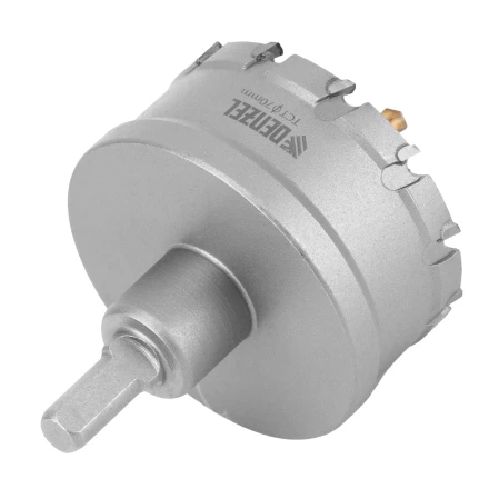 Коронка по металлу твердосплавная, 70 мм Denzel 724020 купить в Нефтеюганске