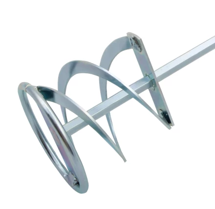 Миксер для красок и штукатурных смесей Denzel, 80 х 400 мм, оцинкованный, шестигранный хвостовик 8 мм, 848447 купить в Нефтеюганске