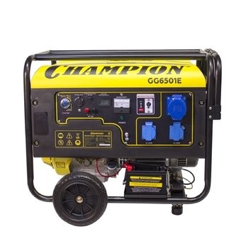 Генератор бензиновый CHAMPION GG6501E + ATS купить в Нефтеюганске