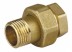 Соединитель GENERAL FITTINGS прямой с накидной гайкой, латунь, г/ш, 1/2&quot; 51037-G/S-1/2 купить в Нефтеюганске