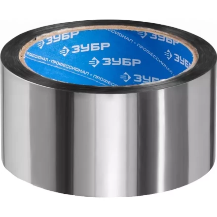 Лента ЗУБР &quot;ЭКСПЕРТ&quot; клеящая металлизированная, 50мм х 50м 12260-50-50 купить в Нефтеюганске