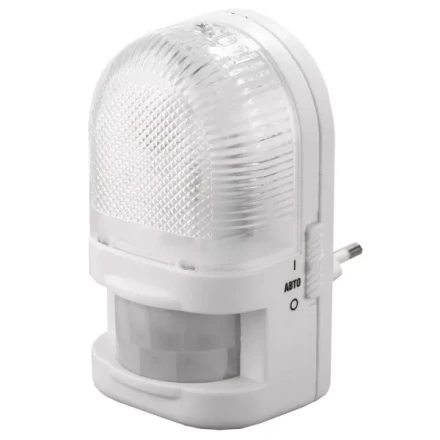 Светильник-ночник СВЕТОЗАР с датчиком движения, ЛОН-лампа, с выключателем, 7W, цветовая температура 2700К SV-57991 купить в Нефтеюганске