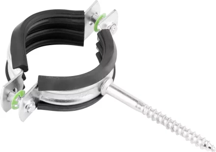 ЗУБР. Хомут трубный оцинкованный, с шурупом, 1 1/4&quot;, 60шт 37854-40-46-60 купить в Нефтеюганске