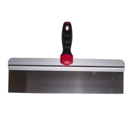 Шпатель фасадный из нержавеющей стали, 450 мм, двухкомпонентная ручка, широкое полотно Matrix 85543 купить в Нефтеюганске