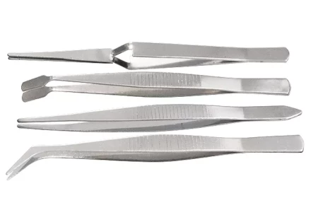 Набор пинцетов из нержавеющей стали 4 шт SPARTA 914845 купить в Нефтеюганске