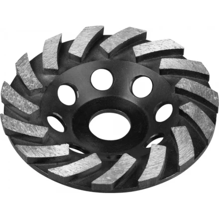 Чашка ЗУБР ТУРБО алмазная сегментная, высота 22,2мм, 125мм 33370-125 купить в Нефтеюганске