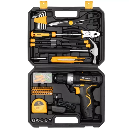 Дрель аккумуляторная в наборе DEKO GCD12DU3 104 tools + case, 063-4095 купить в Нефтеюганске