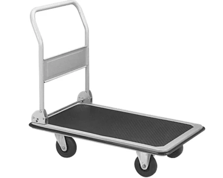 Тележка платформенная 650 кг TOR PH650 (600x900) со складной ручкой (пластиковые колеса 125 мм) 1024684 купить в Нефтеюганске